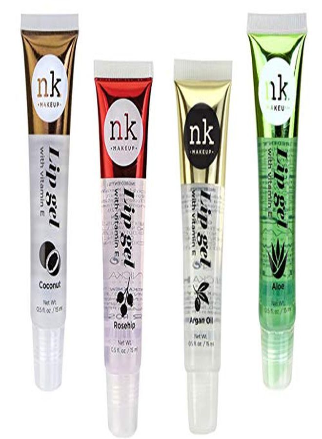 Nicka K New York 4 Pack Nicka K Lip Gel (Coconut, Rosehip, Argan Oil, Aloe)  - Image 2