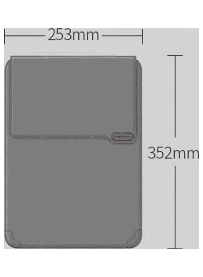 Nillkin 3 in 1 Versatile Laptop Bag Sleeve with Bracket and Mouse Pad For Notebook 14" Grey  - Image 4