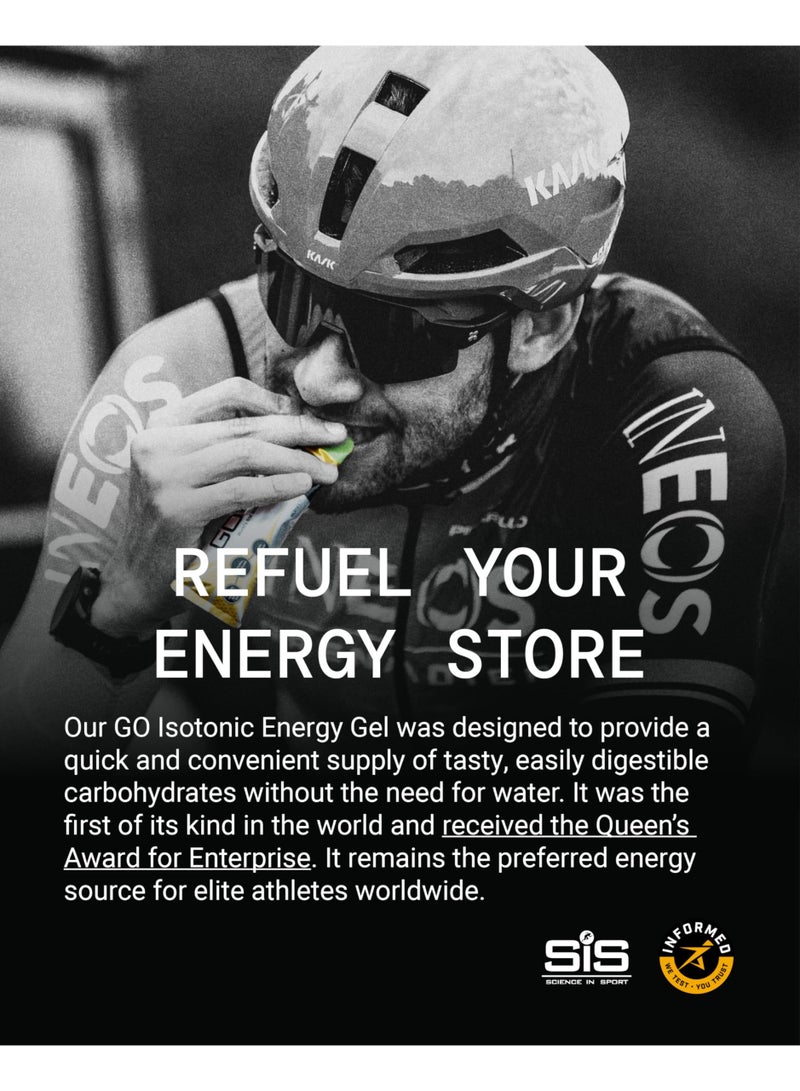 SIS GO Isotonic Energy Gels | Worlds First Isotonic Energy Gel - Trusted Quality Since 1992,Natural Flavours ,Low Suger | Lemon & Lime Flavour | 6 Pack - Image 3