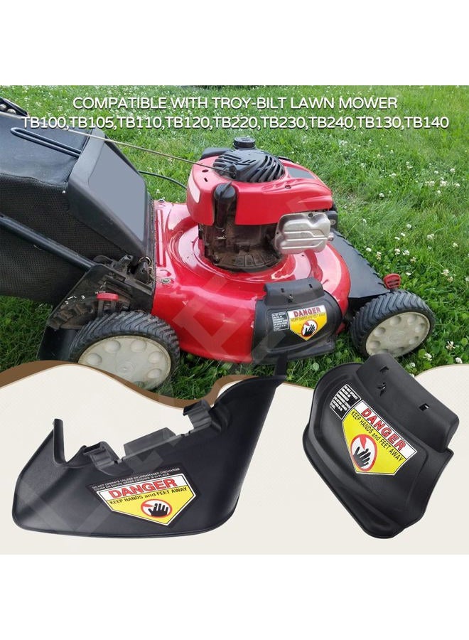 LIZEWEI 731-07486 Side Discharge Chute & 987-02516A Hinged Mulching Plug Assembly Compatible with Troy-Bilt Columbia, Craftsman, Huskee and MTD 11A, 12A Series Lawn Mower with 21" Deck - Image 4