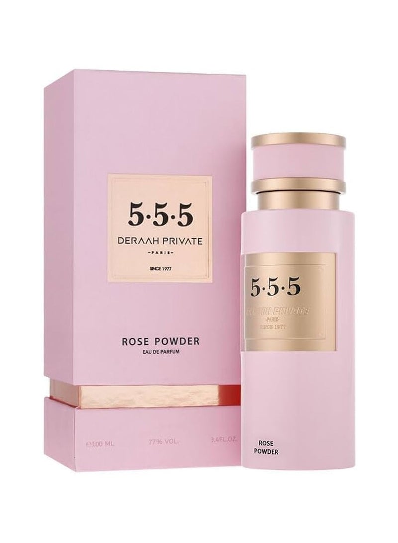 DERAAH 555 Rose Powder EDP 100 ml - Image 1