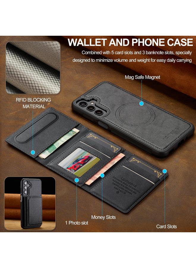 LC.IMEEKE Case For Samsung Galaxy A56 5G L5 Series Detachable RFID Card Bag Magsafe Phone Case - Image 4