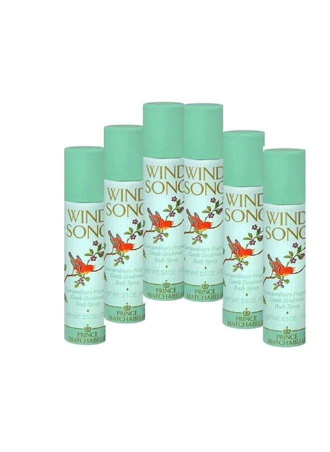 Wind Song Body Spray - 6 Pack - pzsku/ZBC46FE6BC15EE36EFC68Z/45/_/1690830982/256287a3-8df5-4c8f-8767-17dc79db913e