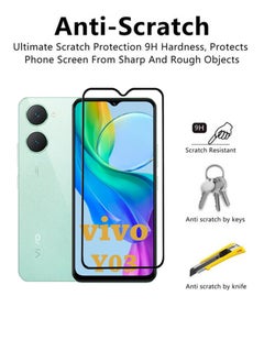 Waldic 2 Pack Tempered Glass Screen Protector For Vivo Y03 - Black  - Image 3