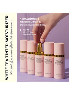 Winky Lux Winky Lux White Tea Tinted Moisturizer SPF 30 Sunscreen for Face with SPF, Makeup Face Moisturizer with Vitamin E, Light  - Image 2