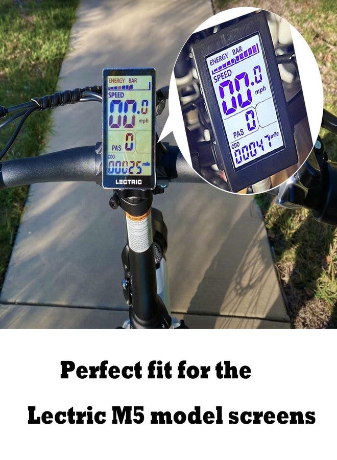 JILINWEI Blue Protective Edge Guard for M5 Lectric XP, Bike Display Cover - Image 5