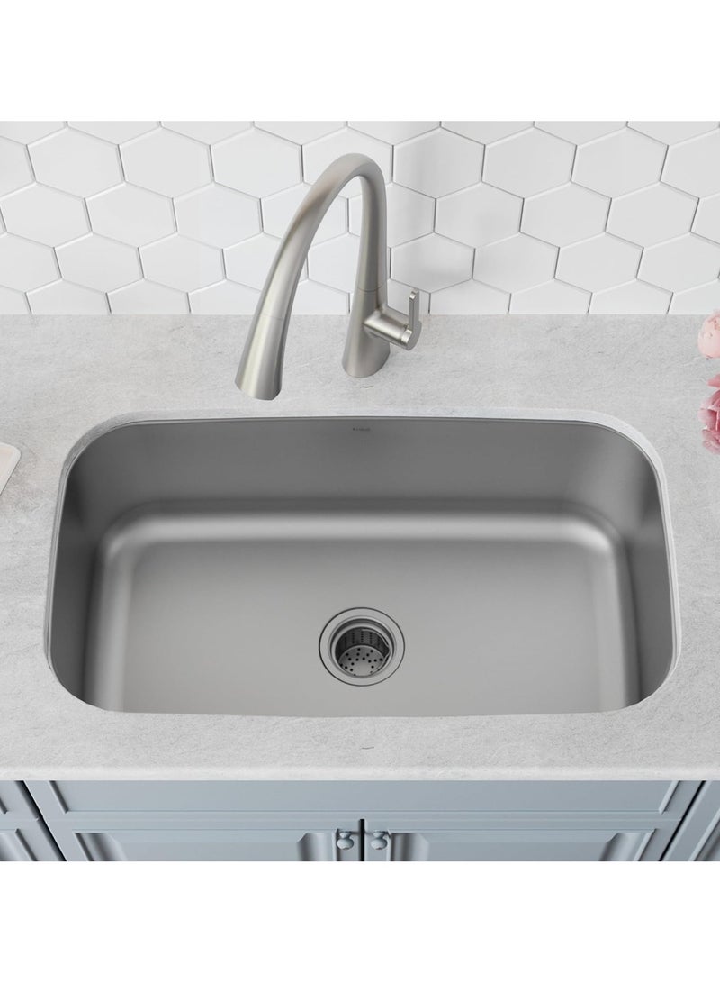 Shams Kitchen sink, 75 cm x 45 cm, including drain, 3-piece mixer set, bathroom bidet, complete shower head, and 5 corner valves - Image 4