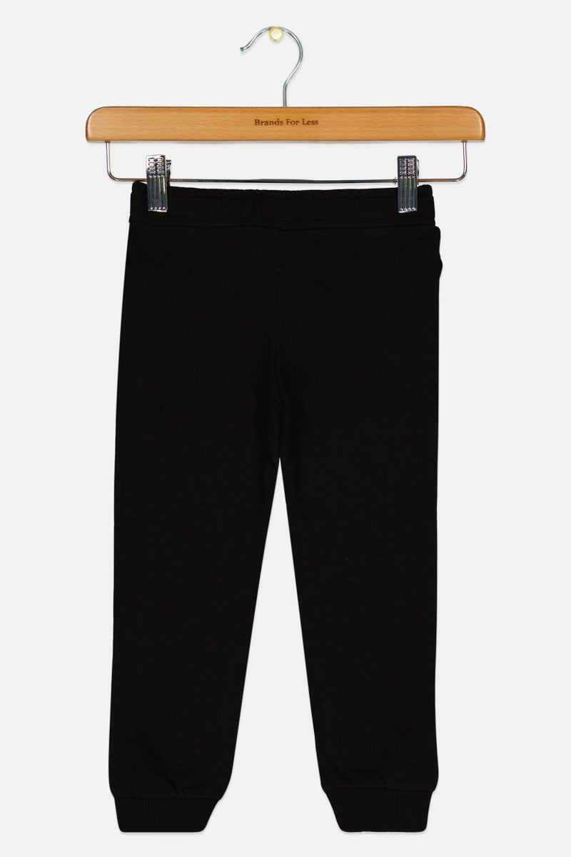 JACK & JONES Toddlers Boy Brand Logo Sweatpants, Black - Image 3
