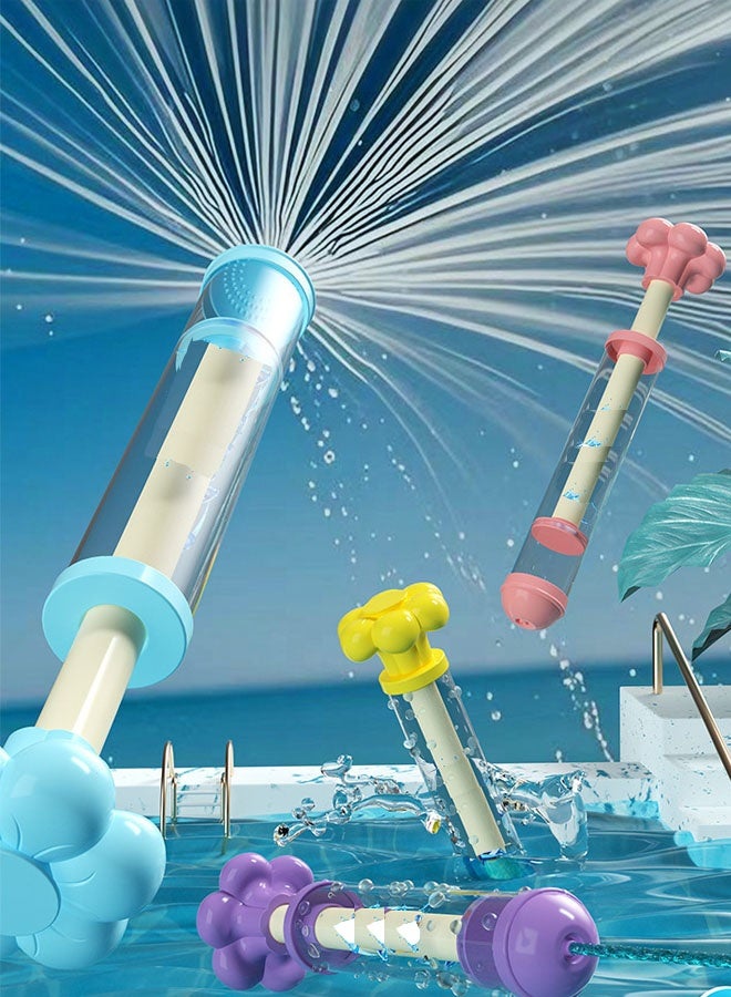 4Pieces Water Shooter Toys Water Gun for Kids, Firework Effect Summer Outdoor Swimming Pool Backyard Beach Water Game Fighting Play Toys - Image 1