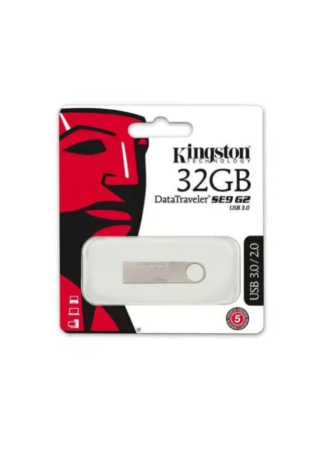 كينغستون فلاشة تخزين USB بسعة 32 جيجابايت USB 3.0 من كينجستون داتا ترافيلير، ذاكرة تخزين سريعة لنقل الملفات والبيانات – DTSE9G2 / 32GB - Image 3