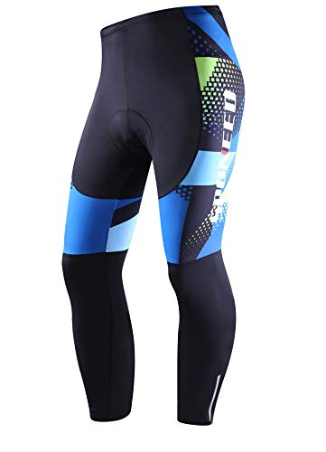 sponeed Men Biking Pants Padded Tights Bicycle Tops Jersey Cycling Uniforms Club Team Spring Style US M Multi - Image 2