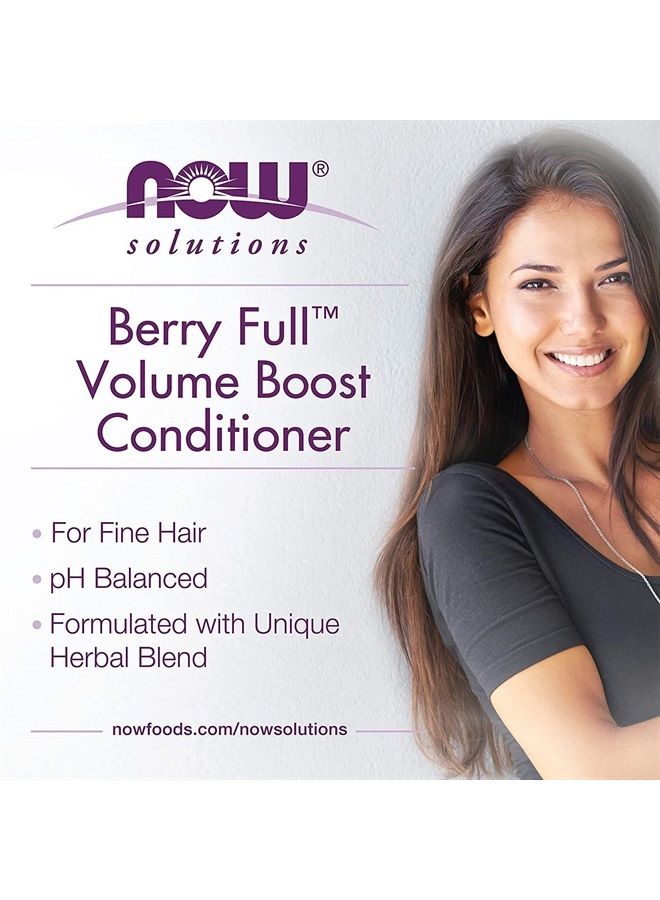 now Solutions, Berry Full™, Volume Boost Conditioner for Fine Hair with Biotin, pH Balanced, 16-Ounce - Image 3