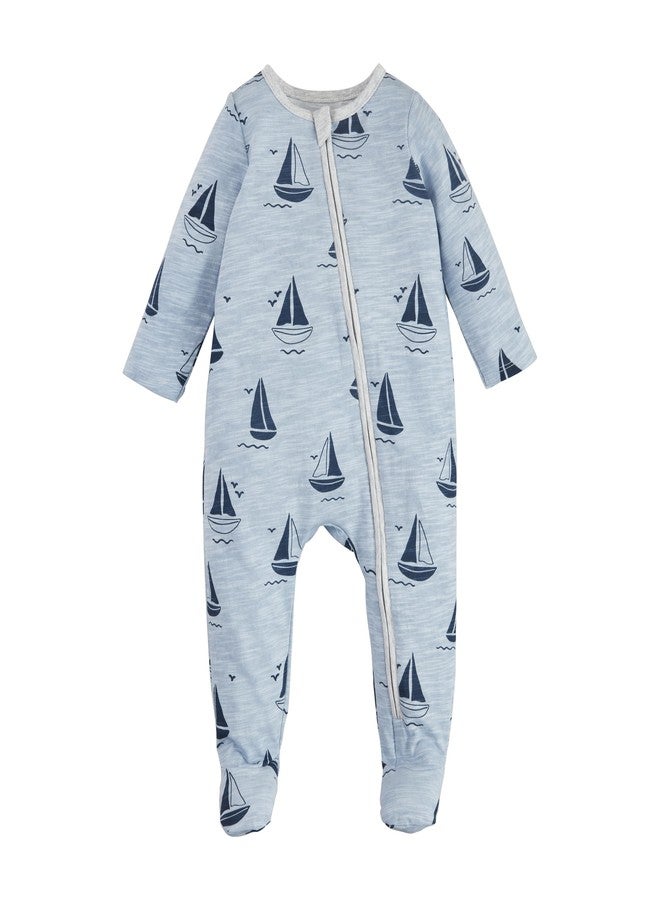 Mud Pie Children's Sailboat Sleeper; 6-9M - Image 1
