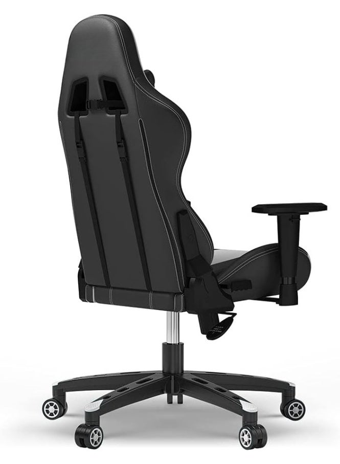 Ergonomic Gaming Chair with Adjustable Reclining Backrest – 4D Swivel PU Leather Computer Chair for Gaming & Office Use - Image 3