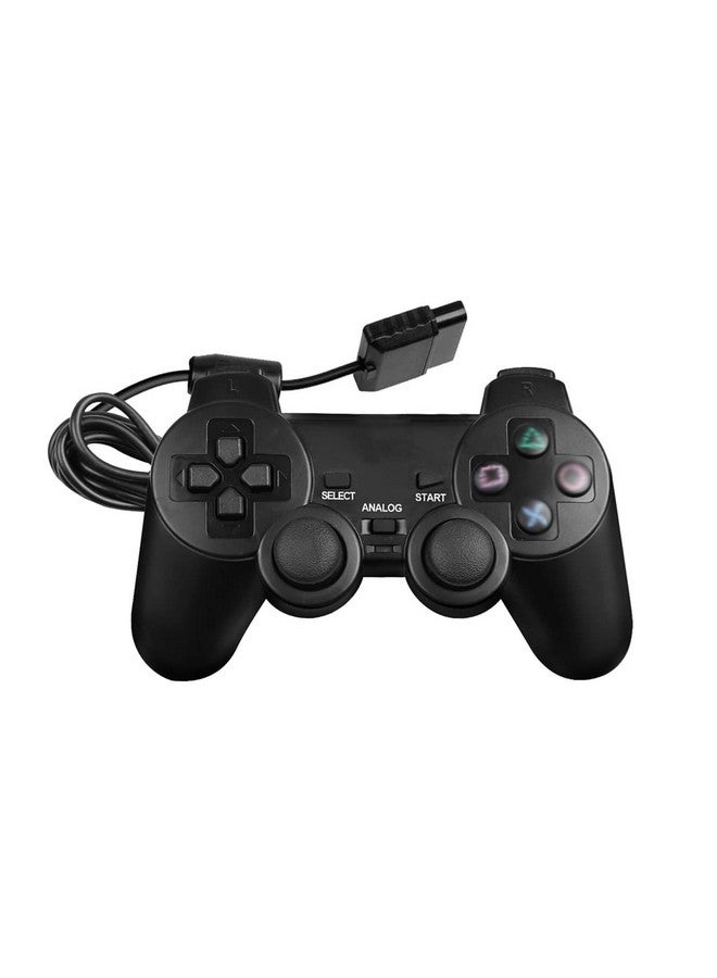 Wired Gaming Controller For Ps2 Console, Double Shock Vibration Video Game Controller Compatible With Ps2, Joystick Gamepad With 1.8M Cable