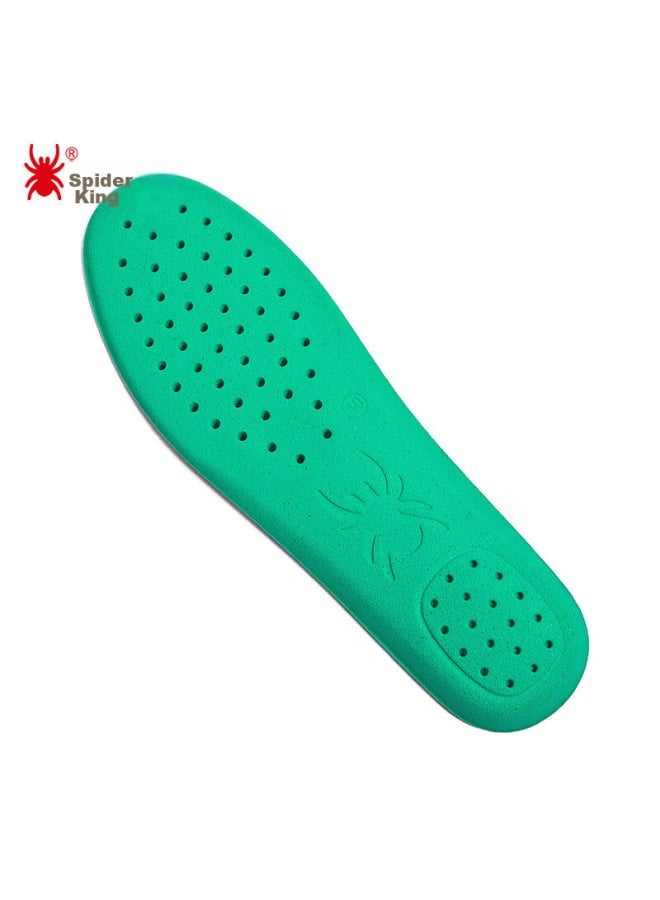Spider King Leather Shoes Insoles For Men, Business Cowhide Breathable Sweat-absorbing Shock-absorbing Sports All-season Universal, Khaki , Size 41 - Image 5