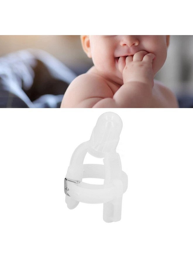 VINGVO Stop Suck Wristband Silicone Baby Finger Guard (Transparent) - Image 2