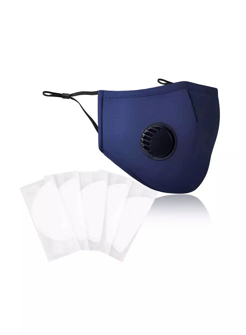 Men Random Valve Face Covering With 5pcs Filter  - Image 1