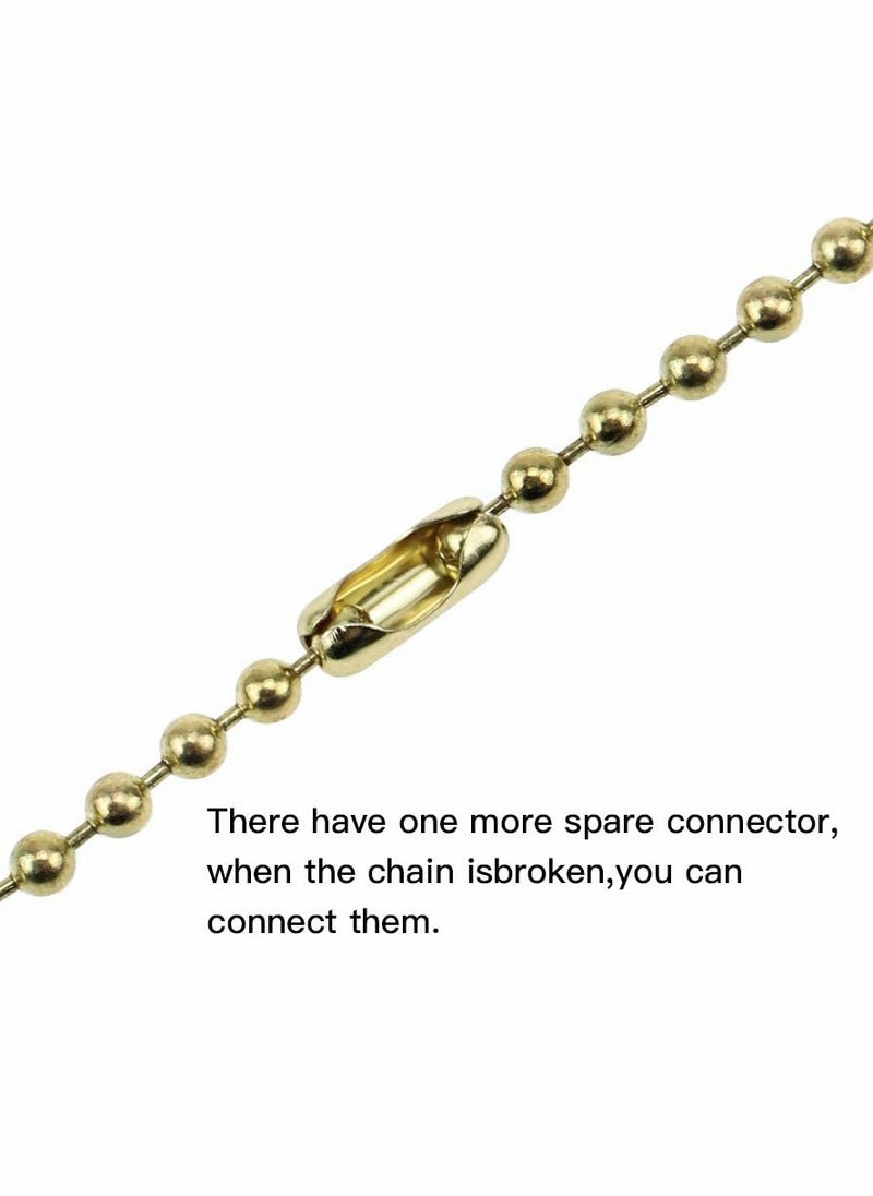 Excefore - Wooden Handle Pull Chains, 3 Pcs Light Pull Chain, Fan Pull Chain - Image 1