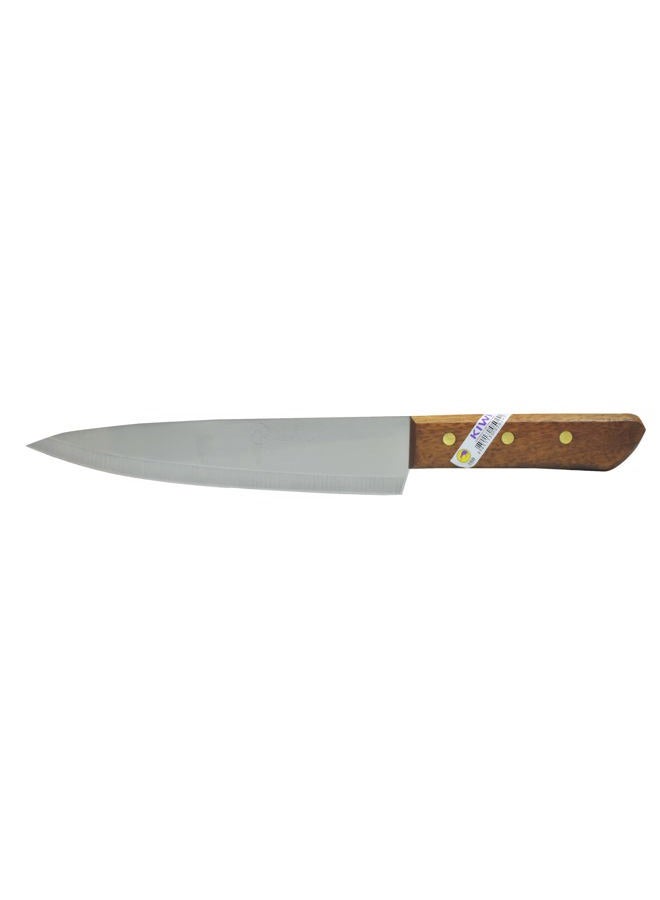 Kiwi Knife Kitchen Cut Sharp Blade Cookware Stainless Steel Size (8 Inches) No.288,Brown