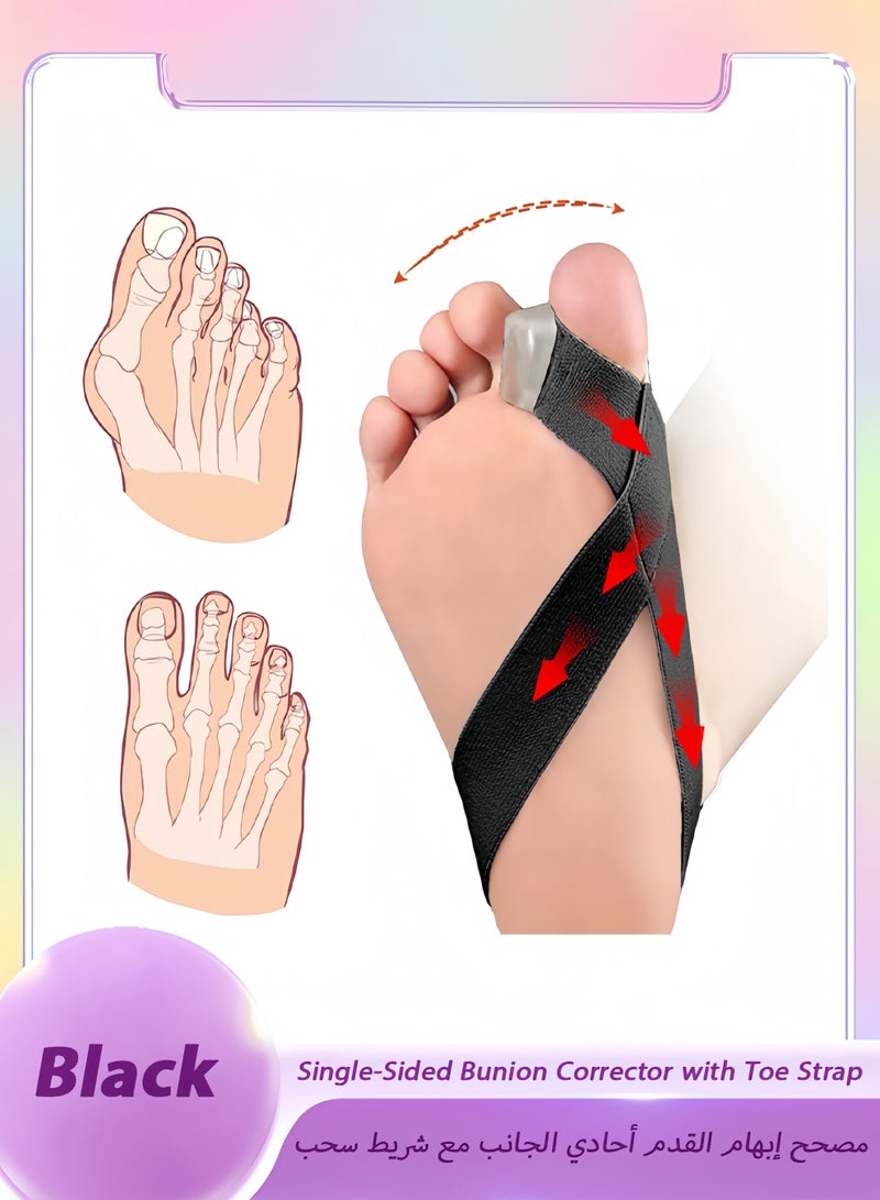 1PCS Bunion Corrector for Women & Men, Hallux Valgus Big Toe Straightener, Orthopedic Bunion Splint for Day/Night Support, Foot Pain Relief, Available in Two Sizes (S: 35-40, L: 40-45) - Image 1