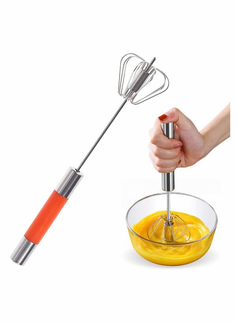 NIBEMINENT Stainless Steel Milk Frother Stirrer Foam Maker Paste Stirring Rod Mini Whisk for Coffee Latte Cappuccino Hot Chocolate Drink Mixer Handheld Kitchen Tool (Random Color)  - Image 1