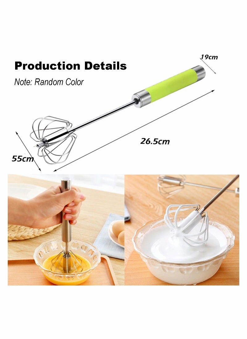 NIBEMINENT Stainless Steel Milk Frother Stirrer Foam Maker Paste Stirring Rod Mini Whisk for Coffee Latte Cappuccino Hot Chocolate Drink Mixer Handheld Kitchen Tool (Random Color)  - Image 5