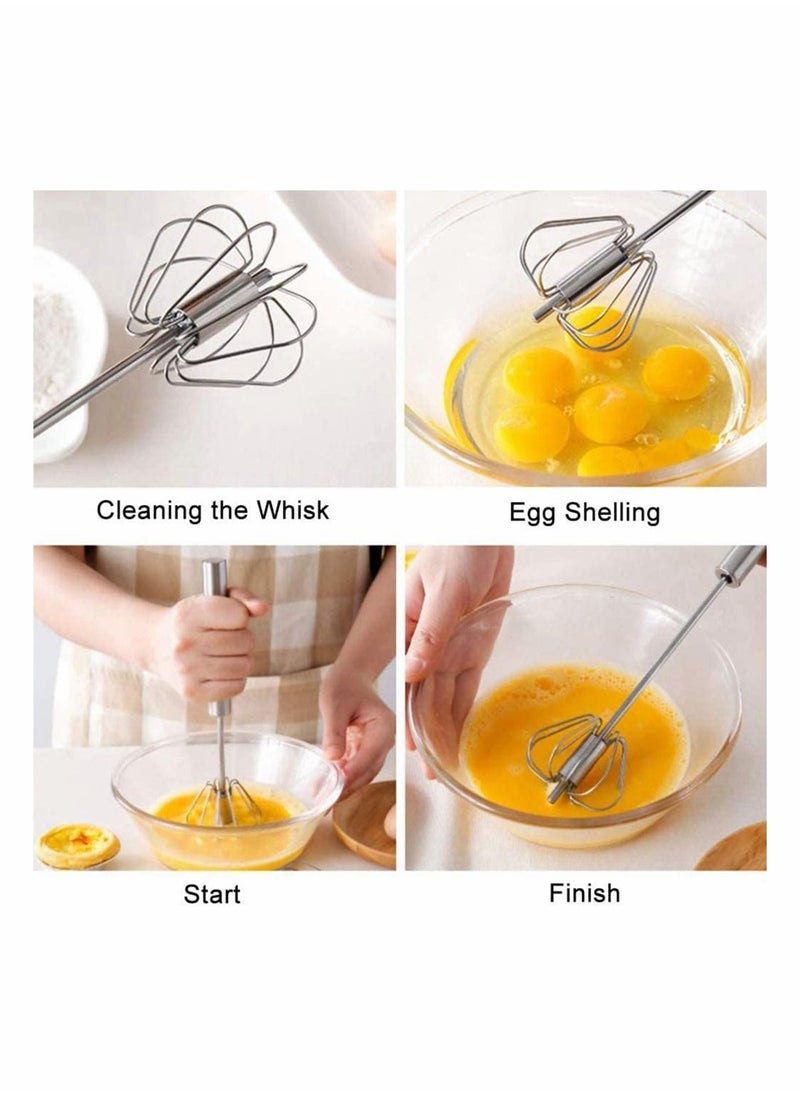 NIBEMINENT Stainless Steel Milk Frother Stirrer Foam Maker Paste Stirring Rod Mini Whisk for Coffee Latte Cappuccino Hot Chocolate Drink Mixer Handheld Kitchen Tool (Random Color)  - Image 4