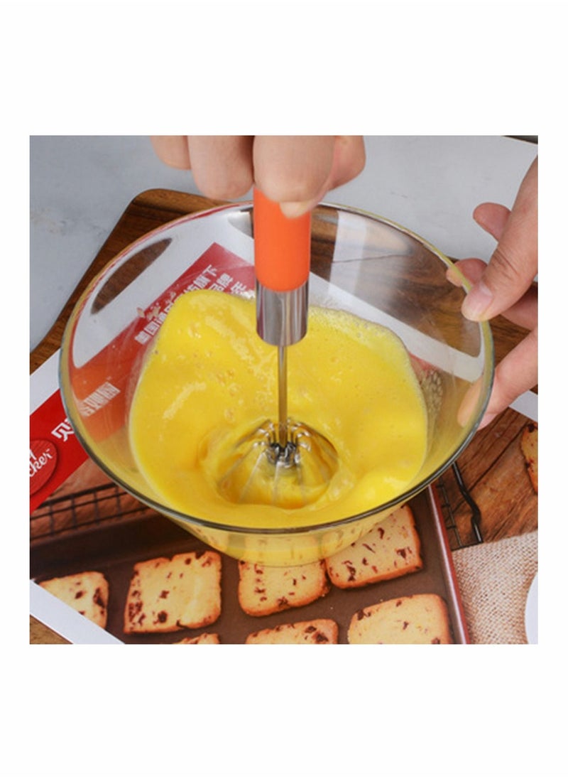 NIBEMINENT Stainless Steel Milk Frother Stirrer Foam Maker Paste Stirring Rod Mini Whisk for Coffee Latte Cappuccino Hot Chocolate Drink Mixer Handheld Kitchen Tool (Random Color)  - Image 2