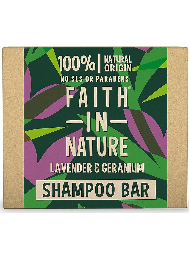 Faith in Nature Faith in Nature Natural Lavender & Geranium Shampoo Bar3.00 oz 