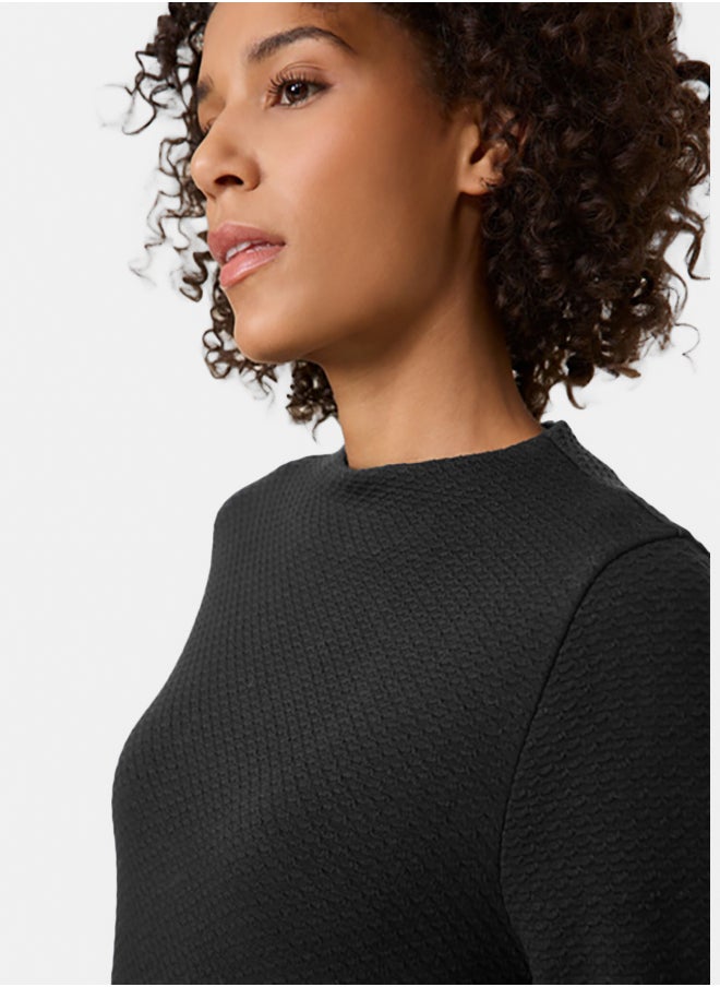 GERRY WEBER Textured Jersey Dress  - Image 5