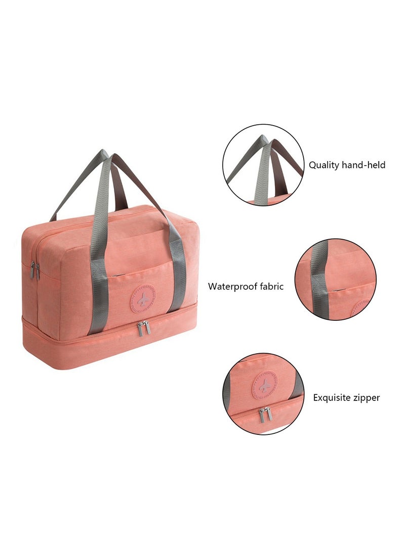 SamoDani Gym, Sports, Beach Bag with Shoes Compartment,  Separate Waterproof pocket for wet stuff, Travel Duffel for Men and Women - Image 3