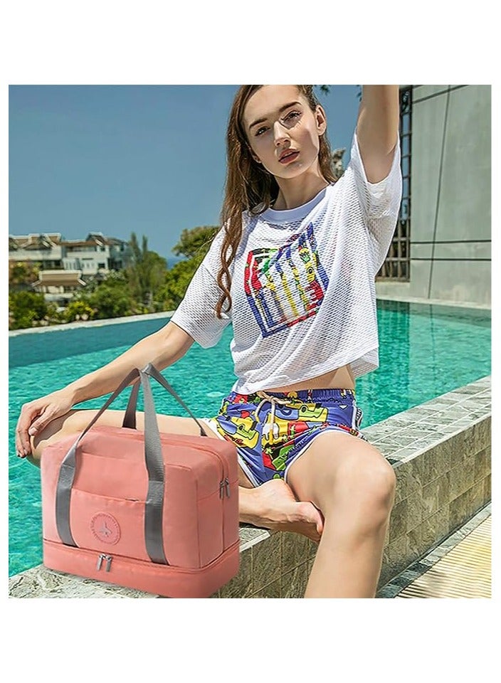 SamoDani Gym, Sports, Beach Bag with Shoes Compartment,  Separate Waterproof pocket for wet stuff, Travel Duffel for Men and Women - Image 5