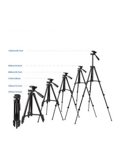 Generic Extendable Travel Video Tripod Stand for Phone and Camera with Bluetooth Remote Shutter and Phone Clip, Compatible with iPhone & Android Phone  - Image 2