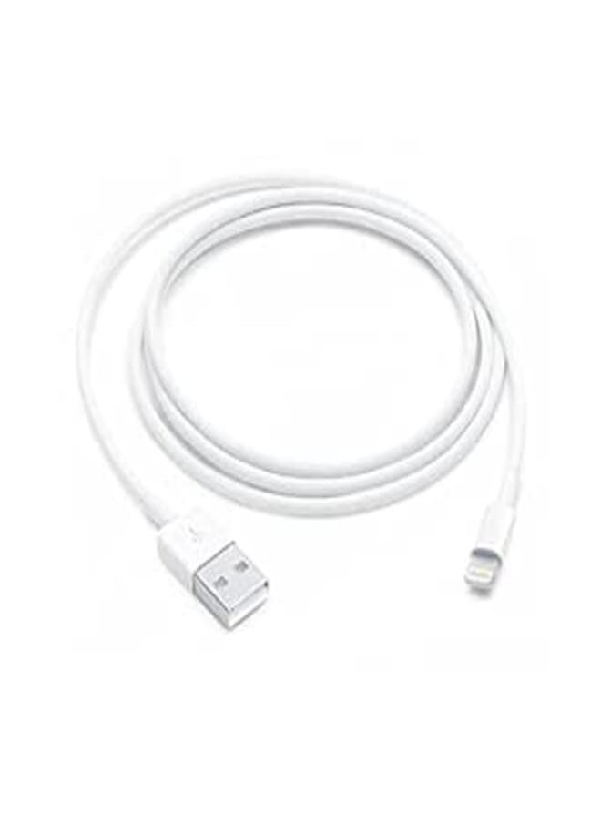 WUW Fast Charging [Apple MFi Certified] MD818 Lightning Cable 2.4A for iPhone 14 Pro Max / 13/12 / 11 / XMax/XR/Xs / 8 Plus/SE / 7/8 / 6s - White 