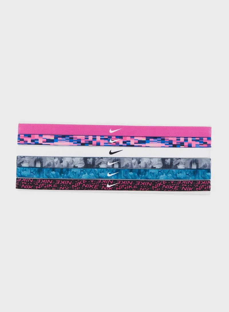 Nike 6 Pack Logo Printed Headbands