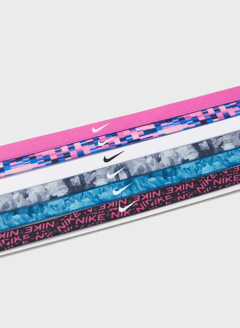 Nike 6 Pack Logo Printed Headbands