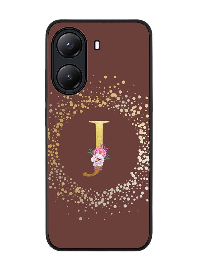 Stylizedd غطاء لجهاز Xiaomi Poco X7 Pro 5G، حماية كاميرا نحيفة، غطاء هاتف مضاد للصدمات - تصميم مخصص مزخرف - ج (بني)  - Image 1