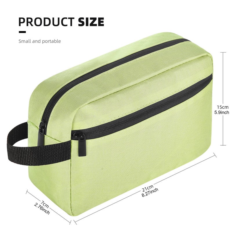 Icramsy Travel Toiletry Bag Toiletry Bag For Women Men Hanging Cosmetic Bag Travel Accessories For Women Men Girls (Grass Green) - Image 2