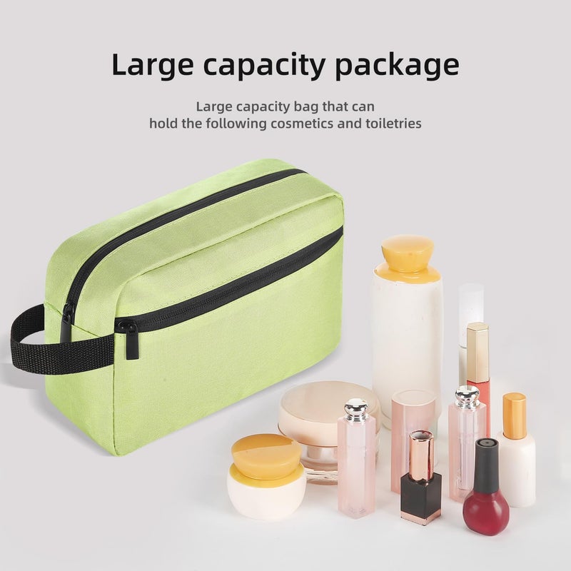 Icramsy Travel Toiletry Bag Toiletry Bag For Women Men Hanging Cosmetic Bag Travel Accessories For Women Men Girls (Grass Green) - Image 3