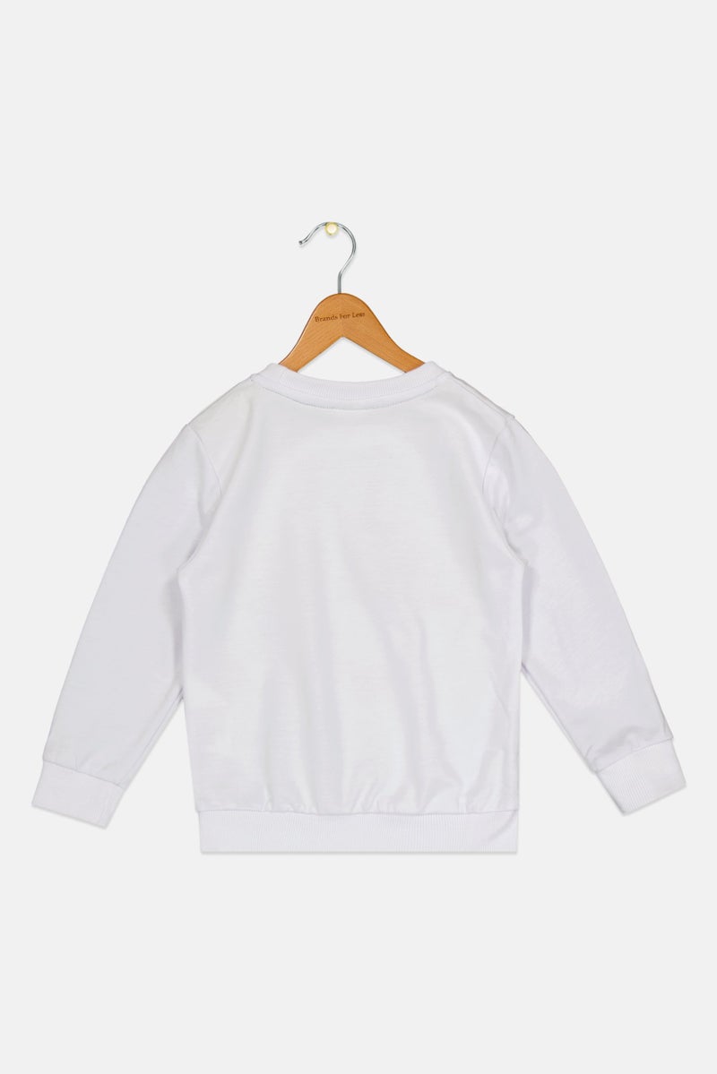 MARVEL Toddlers Boy Long Sleeve Spiderman Sweatshirt, White - Image 3