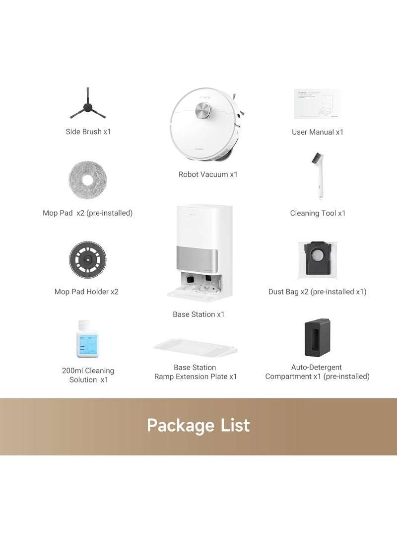 DREAME L10s Ultra Gen 2 Robot Vacuum and Mop, 10,000Pa Suction, MopExtend Tech, All-in-One Base Station, 75 Days Auto-Empty, Mop Self-Washing&Drying, Smart Obstacle Avoidance, Carpet Cleaning - Image 3