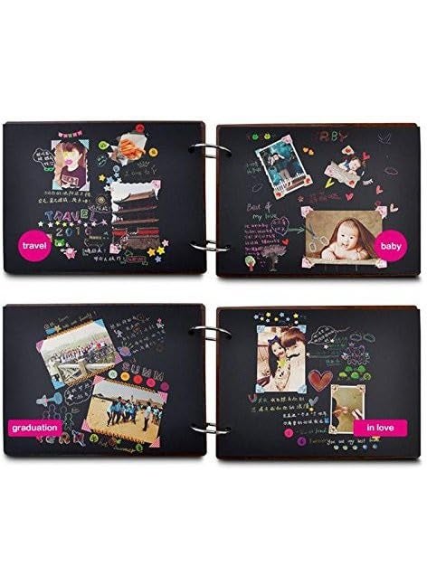 Generic FASHION GURU Natural Wood Elegance Handcrafted Wooden Photo Album for Cherished Memories 641  - Image 2