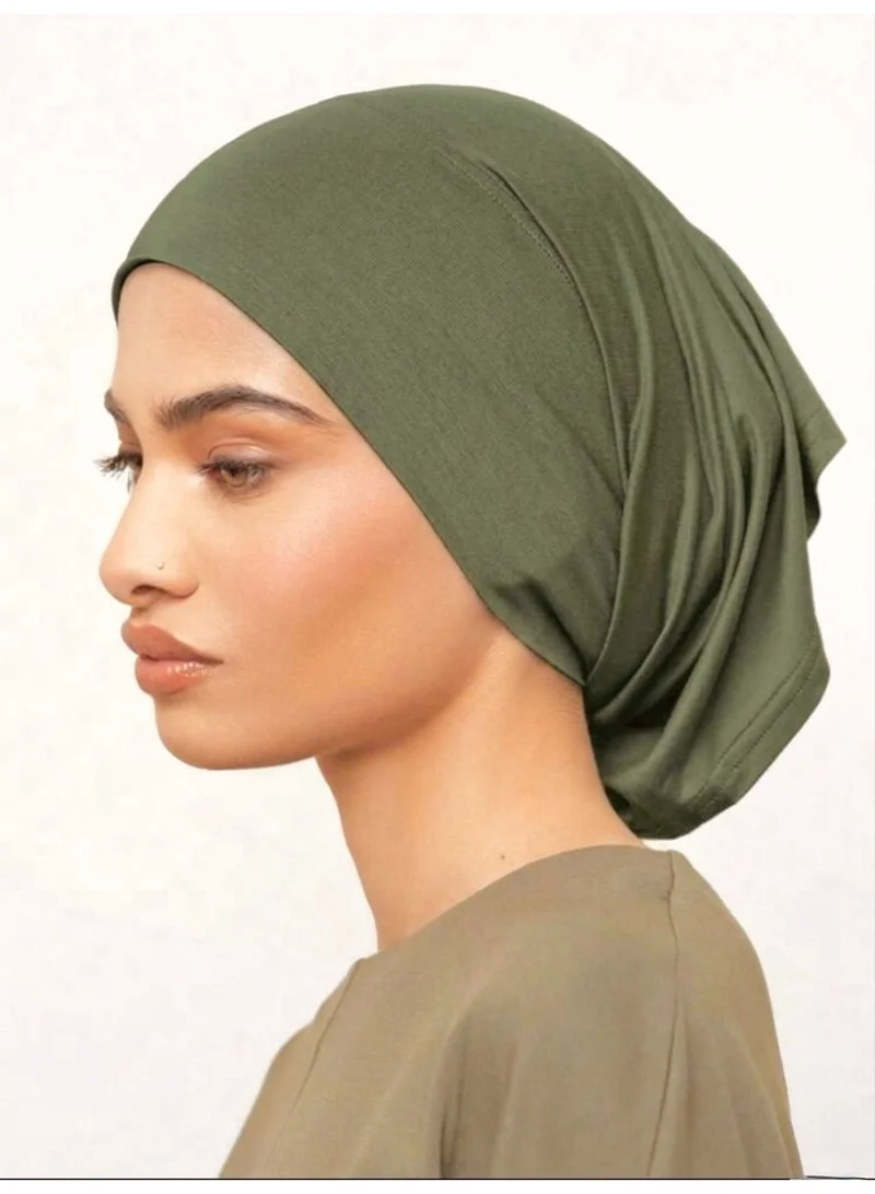 Women Under Scarf Hat Cap Bone  Bonnet Hijab Islamic Muslim
