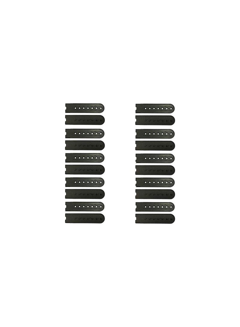 GGOOT Black Snapback Hats Replacement Strap Plastic Replacement Repair Snap Buckle Strap Fastener Snap 20 Pcs Creative and Useful - Image 1