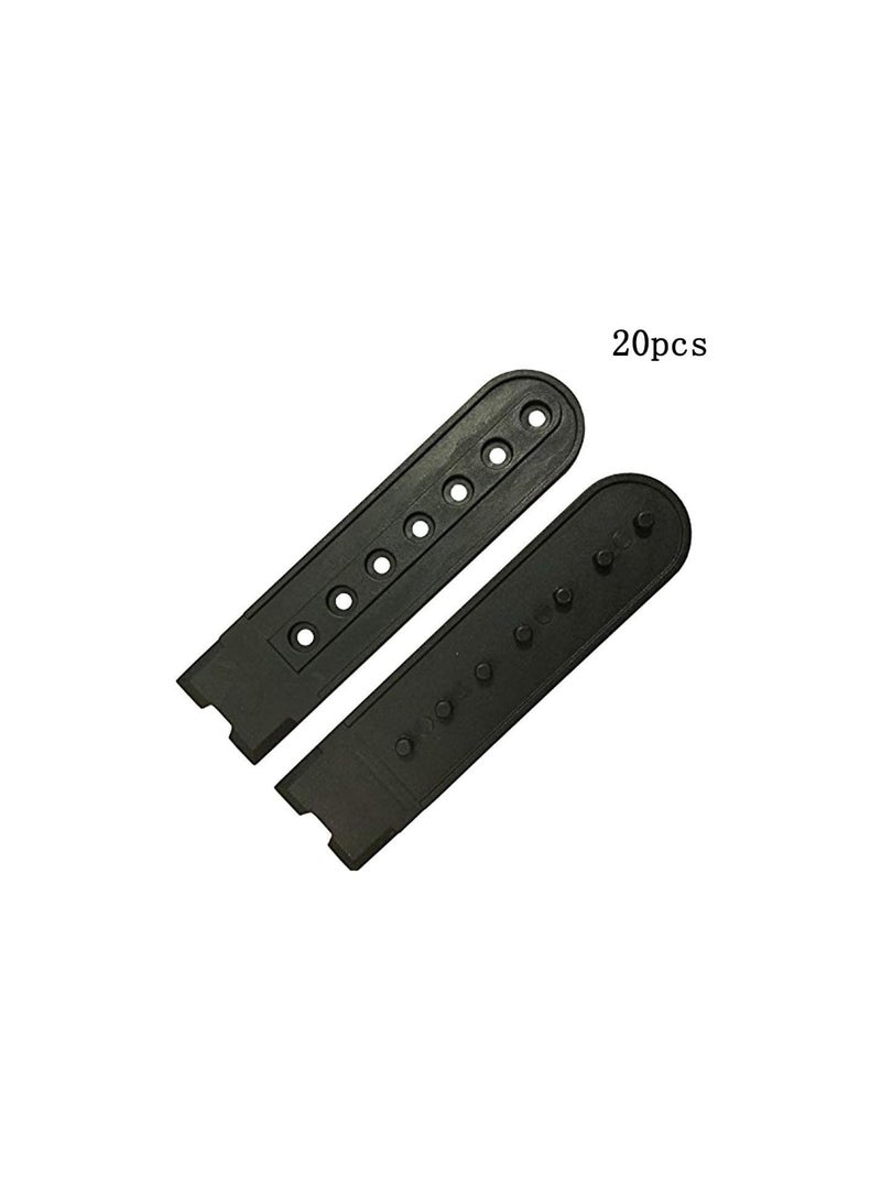 GGOOT Black Snapback Hats Replacement Strap Plastic Replacement Repair Snap Buckle Strap Fastener Snap 20 Pcs Creative and Useful - Image 2