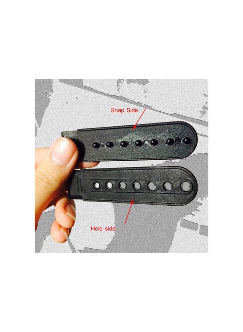 GGOOT Black Snapback Hats Replacement Strap Plastic Replacement Repair Snap Buckle Strap Fastener Snap 20 Pcs Creative and Useful - Image 5