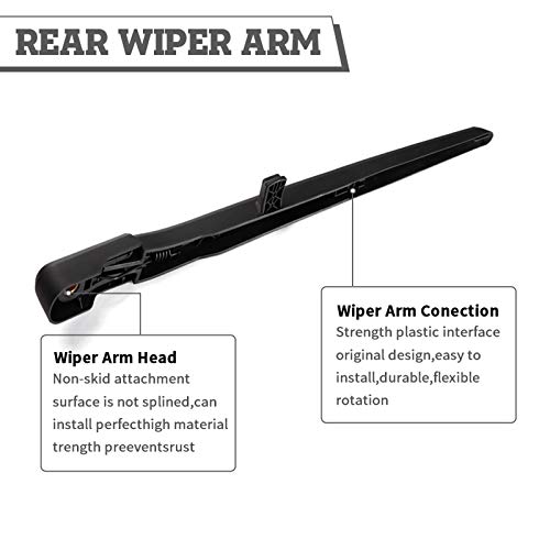 HODEE Rear Wiper Arm Blade Nut Set Replacement for Jeep Liberty 2008-2012,SUV Vehicles,Rear Wiper Cover Accessories Assembly,Wiper Cap Set for Back Windshield Window,OE:68034341AD - Image 4