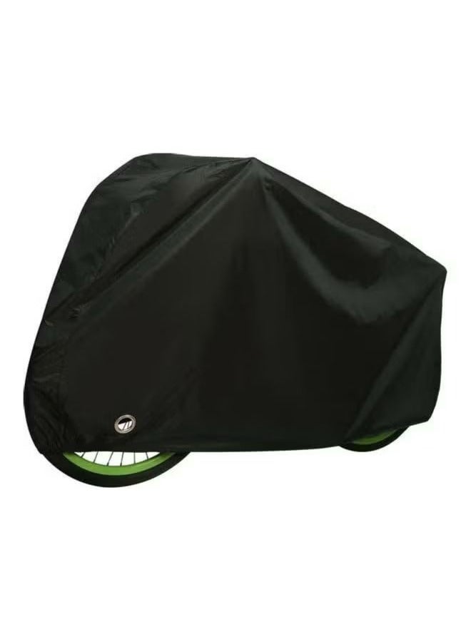 Generic Bicycle cover waterproof and dustproof outdoor indoor bicycle protector with keyhole (black)  - Image 1
