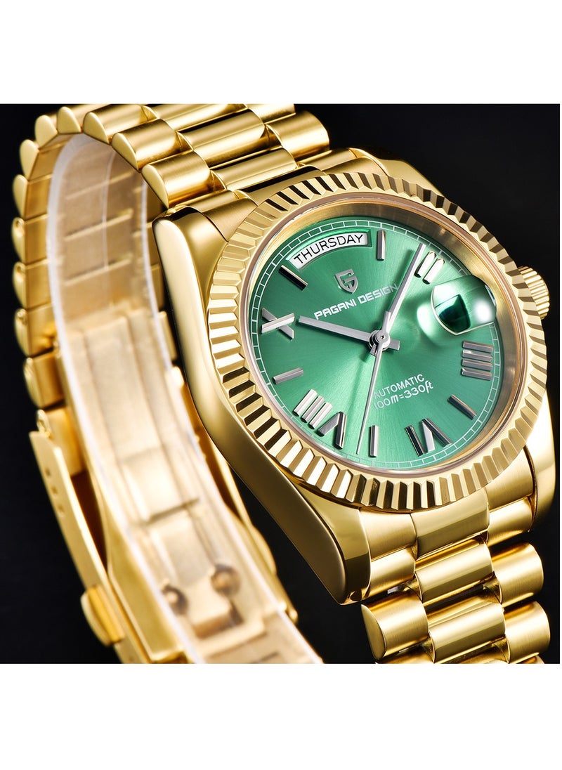 PAGANI DESIGN - Men’s Luxury Automatic Watches,Stainless Steel Sapphire Glass 100M Waterproof Mechanical Wristwatch ST16 Japanese Movement Business Watch Gift for Men - Image 1